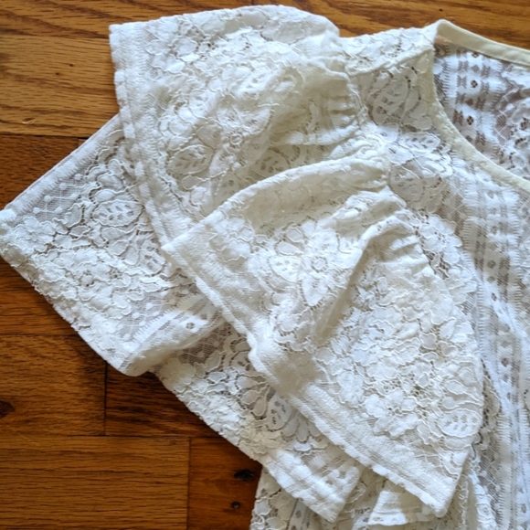 Flying Tomato Ruffle Lace Top - Picture 5 of 8